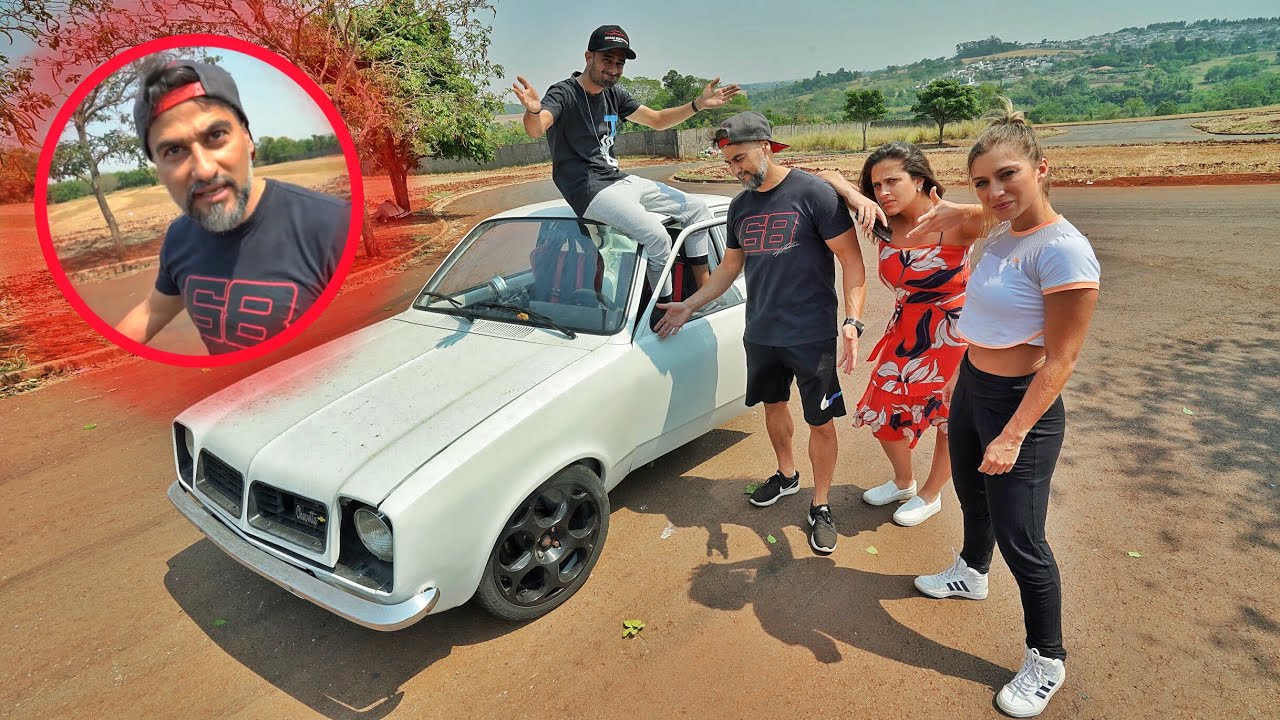 MEUS AMIGOS DESCOBRINDO QUE COMPREI MAIS UM CARRO ESCONDIDO ! CHEVETTE TURBO DE DRIFT