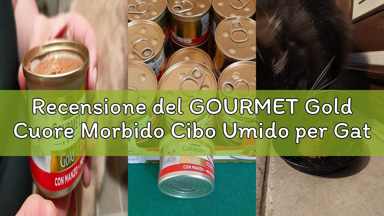 Recensione del GOURMET Gold Cuore Morbido Cibo Umido per Gatti Adulti con Tonno 24 Lattine da 85g