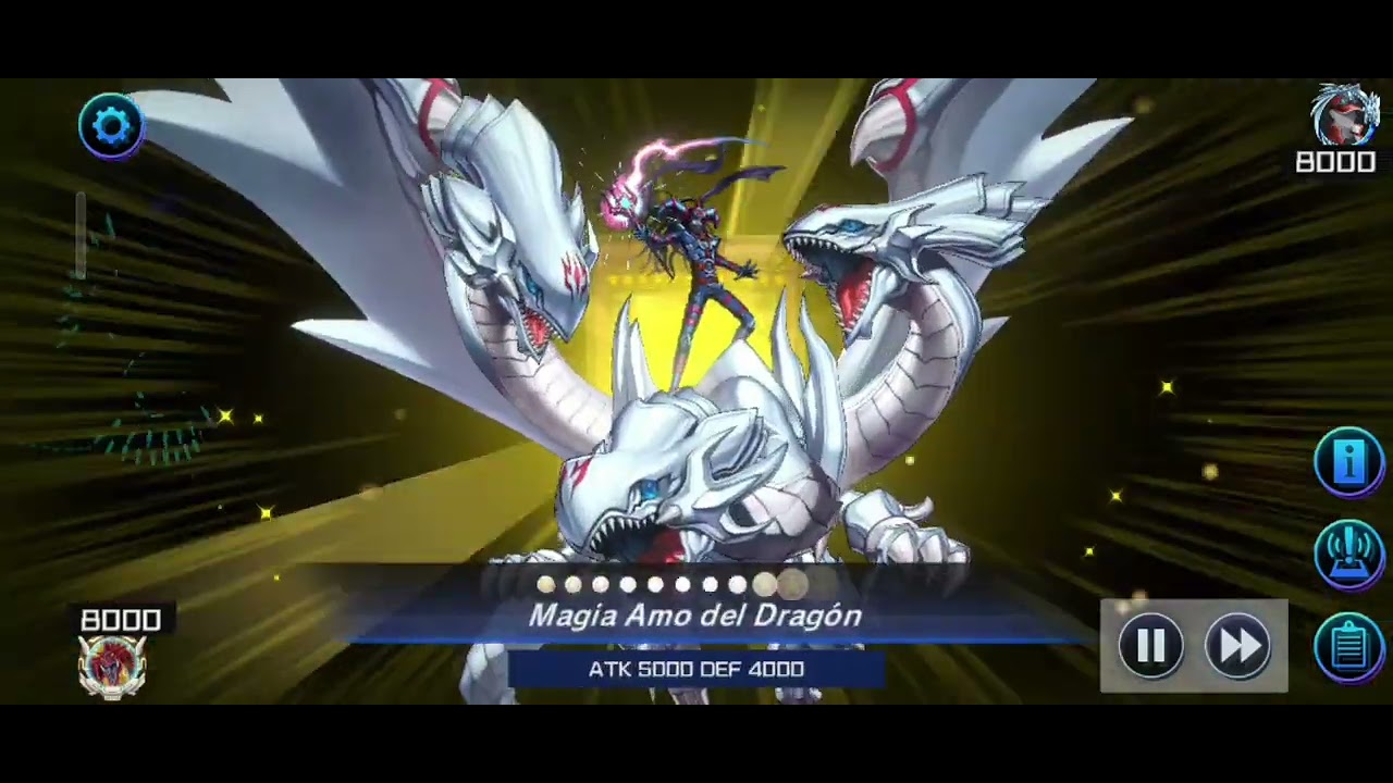 Dragoon Oscuro de Ojos Rojos y Magia Amo del Drag&oacute;n  vs Unchained