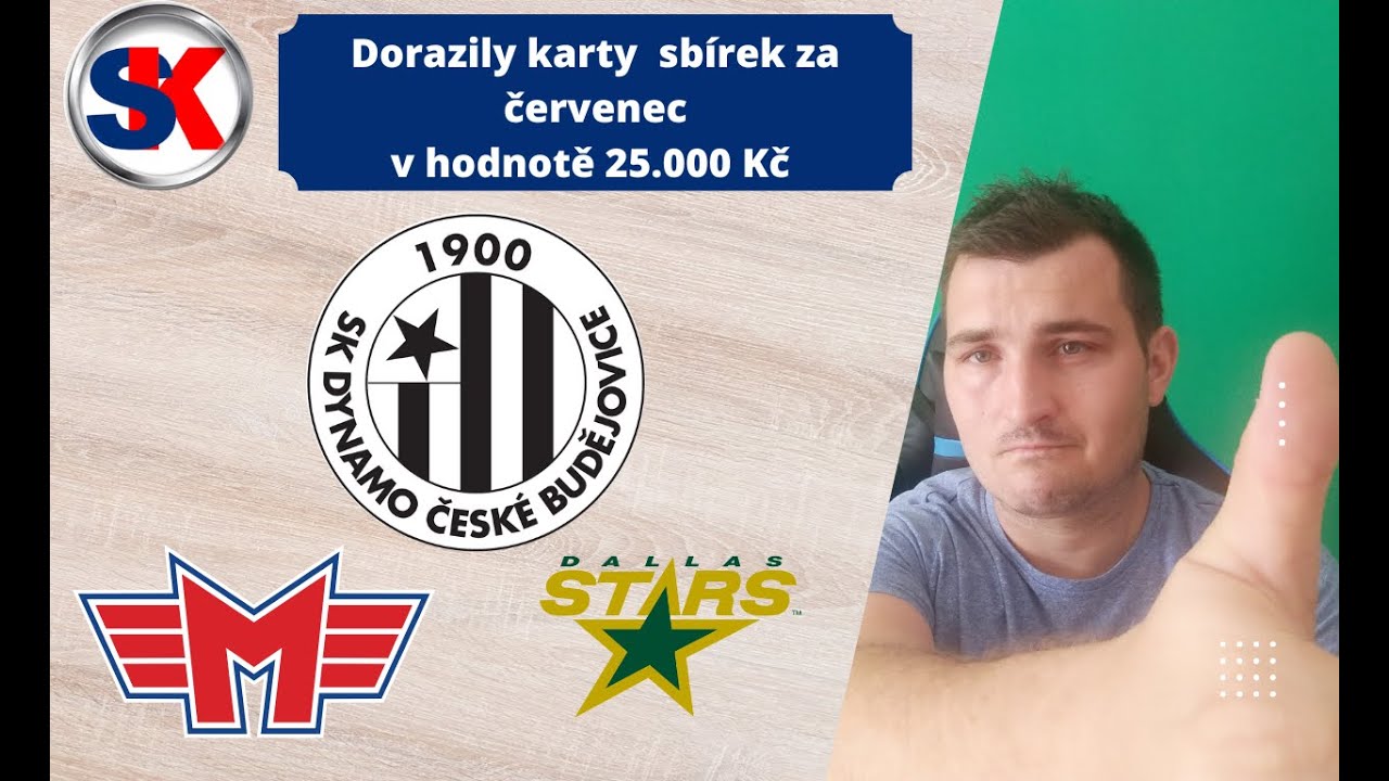 💖Dorazily karty + hokejky do sbírek za červenec💖