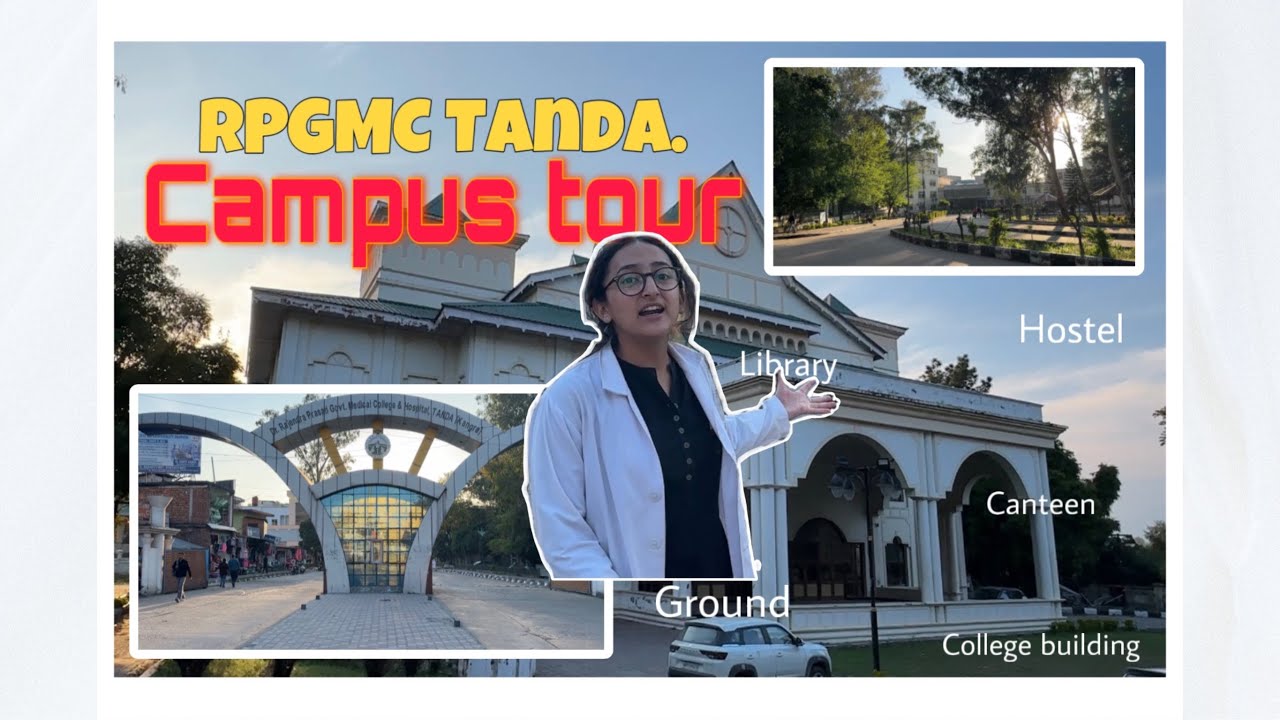 RPGMC Tanda campus tour | himachal pradesh medical college  | GMC Tanda | canteen, ground 
