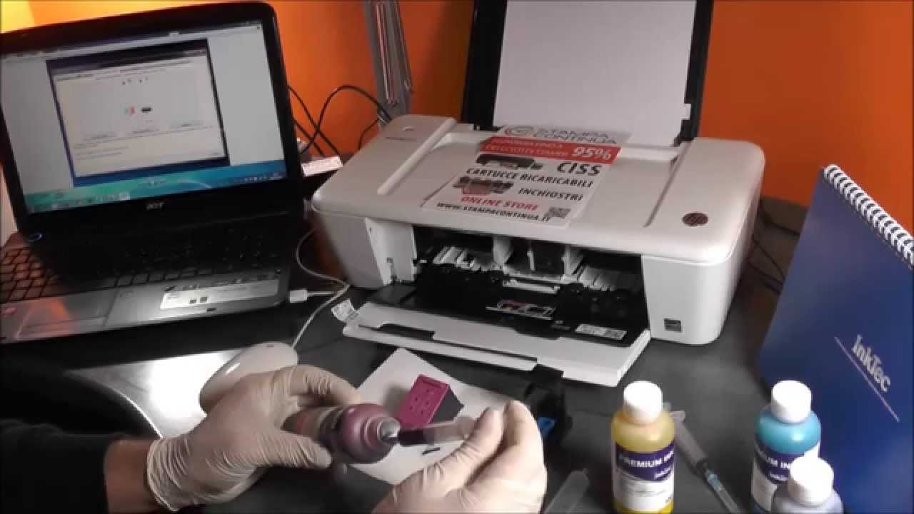 Come ricaricare cartucce Hp 301 301xl 300 stampante HP Deskjet 1010