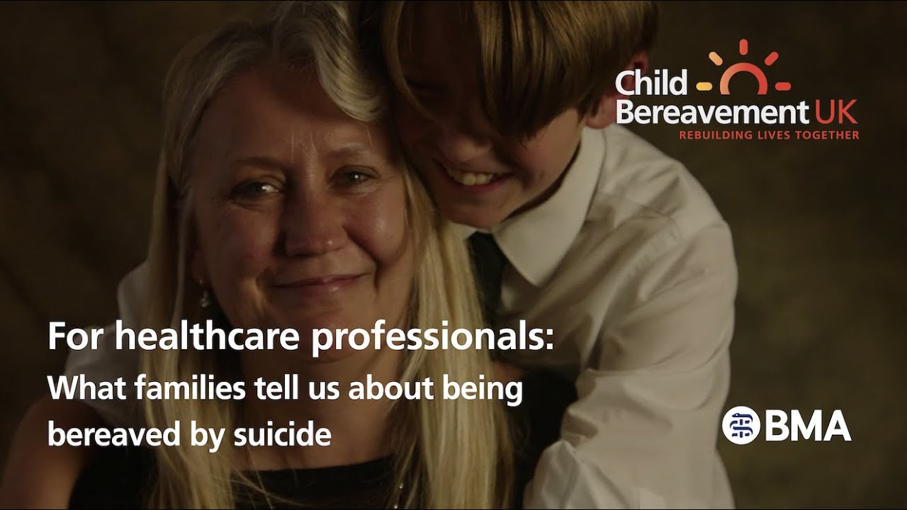For healthcare professionals: What families tell us about being bereaved by suicide