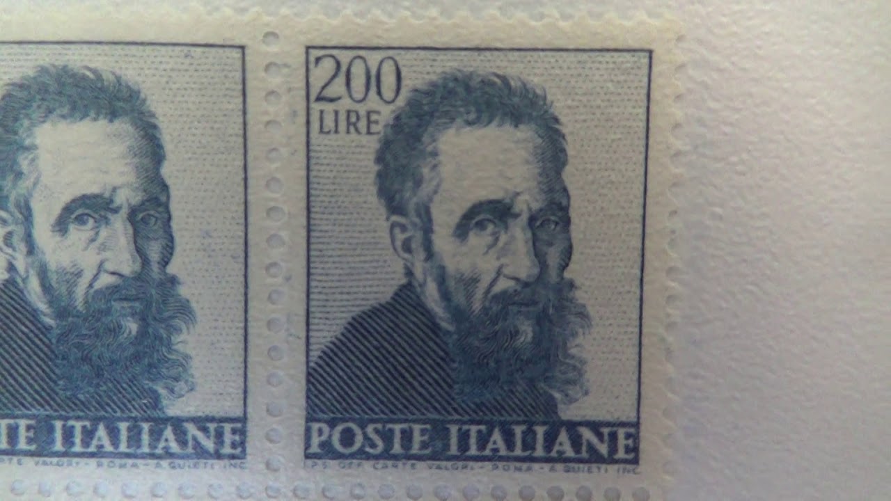 Francobolli italiani 1961 Si Gronchi Rosa