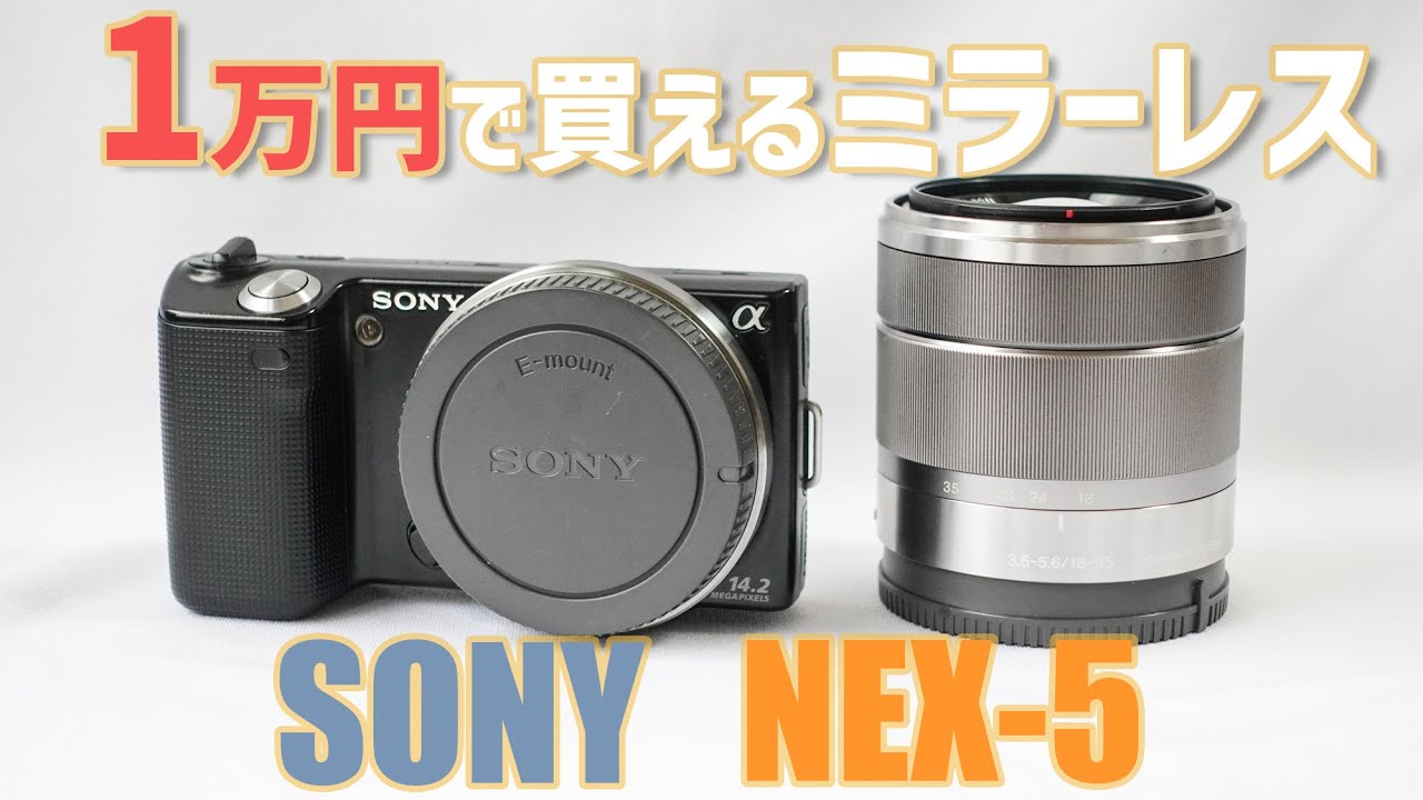 【作例あり】1万円で買えるミラーレス一眼 SONY NEX-5がコンパクトで使いやすい！