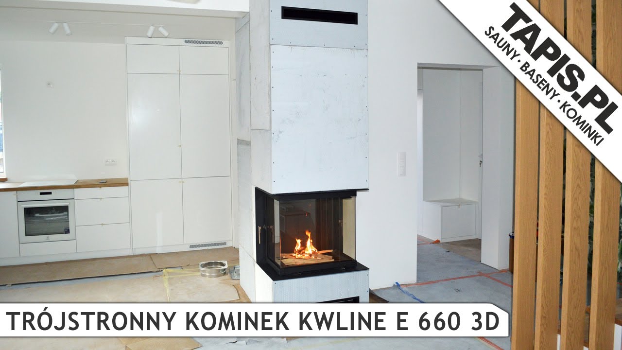 KWLINE E 660 3D BLACK RM MONTAŻ WARSZAWA - WKŁADY KOMINKOWE -  KOMINKI -  TAPIS.PL