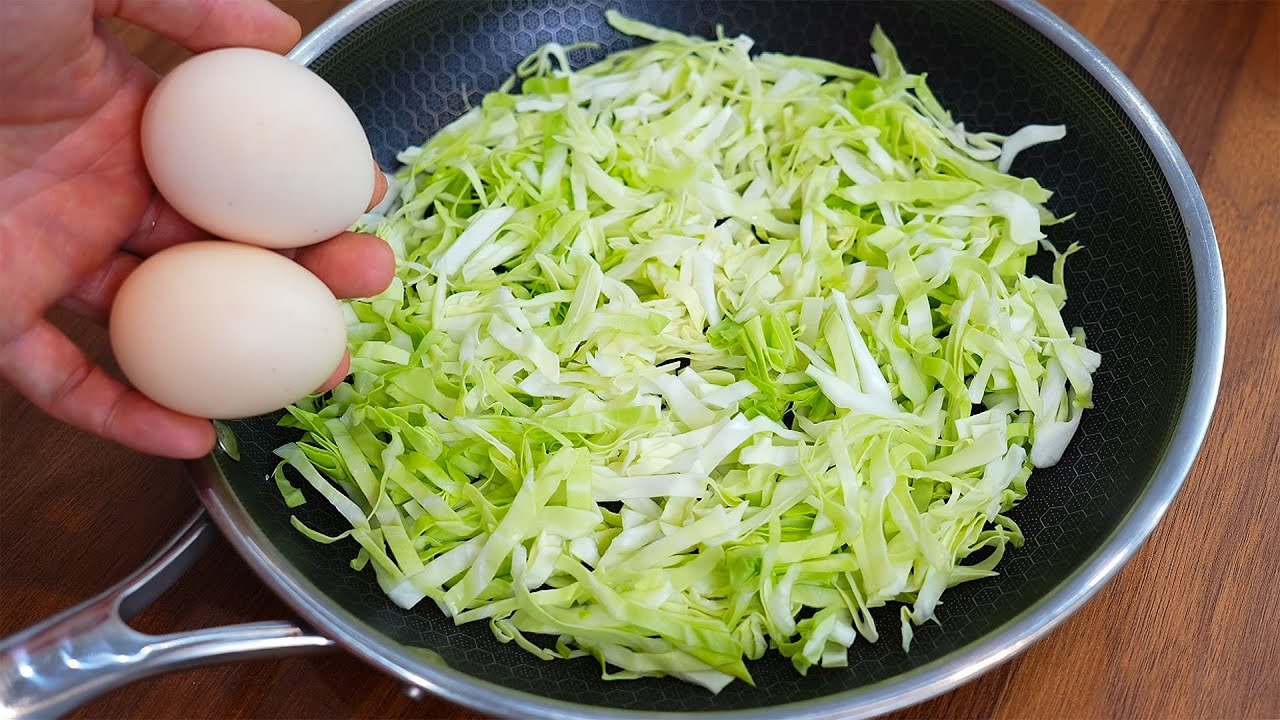Капуста, баклажаны с яйцами — это лучше, чем мясо! Простой и очень вкусный рецепт с капустой!