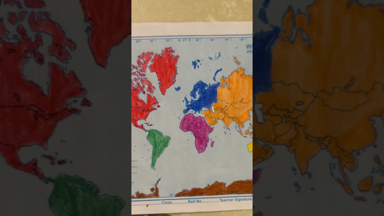 World map colouring # transition 