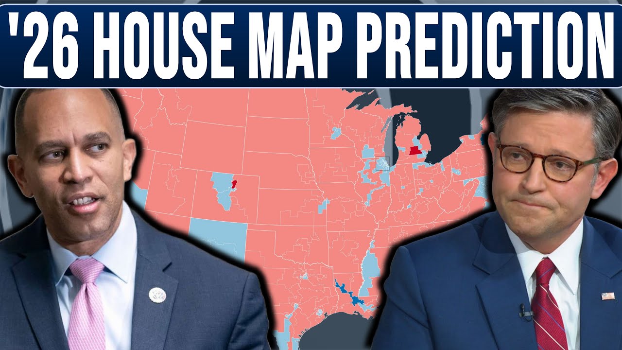 2026 House Elections Predictions Map following the 2025 Elections, Will Democrats Flip Control?