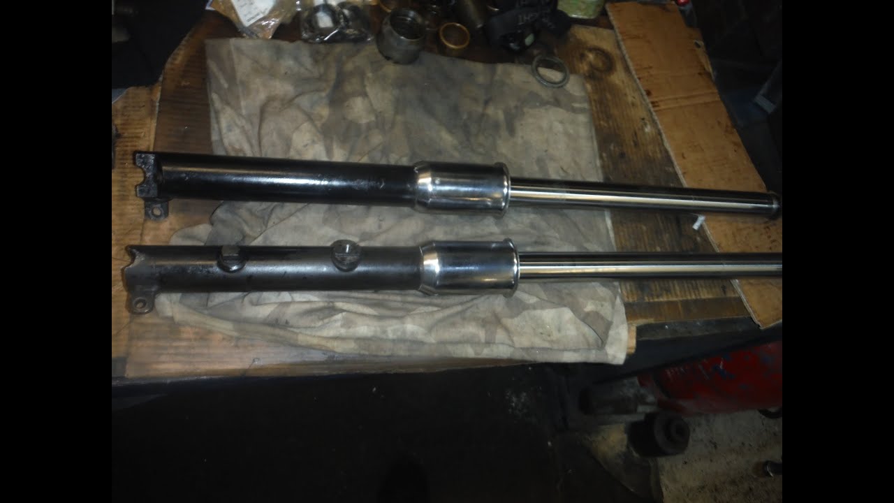 Triumph forks rebuild late sixties shuttle valve type and some unexpected pattern parts issues!