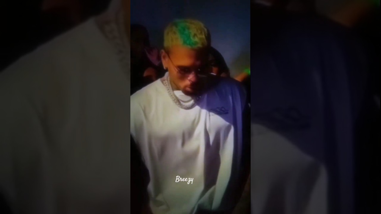 Chris Brown enjoying time out. 