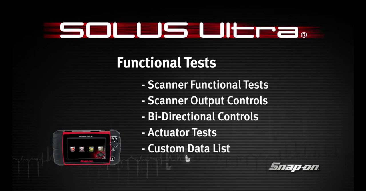 Scanner Functional Tests SOLUS&trade; Edge