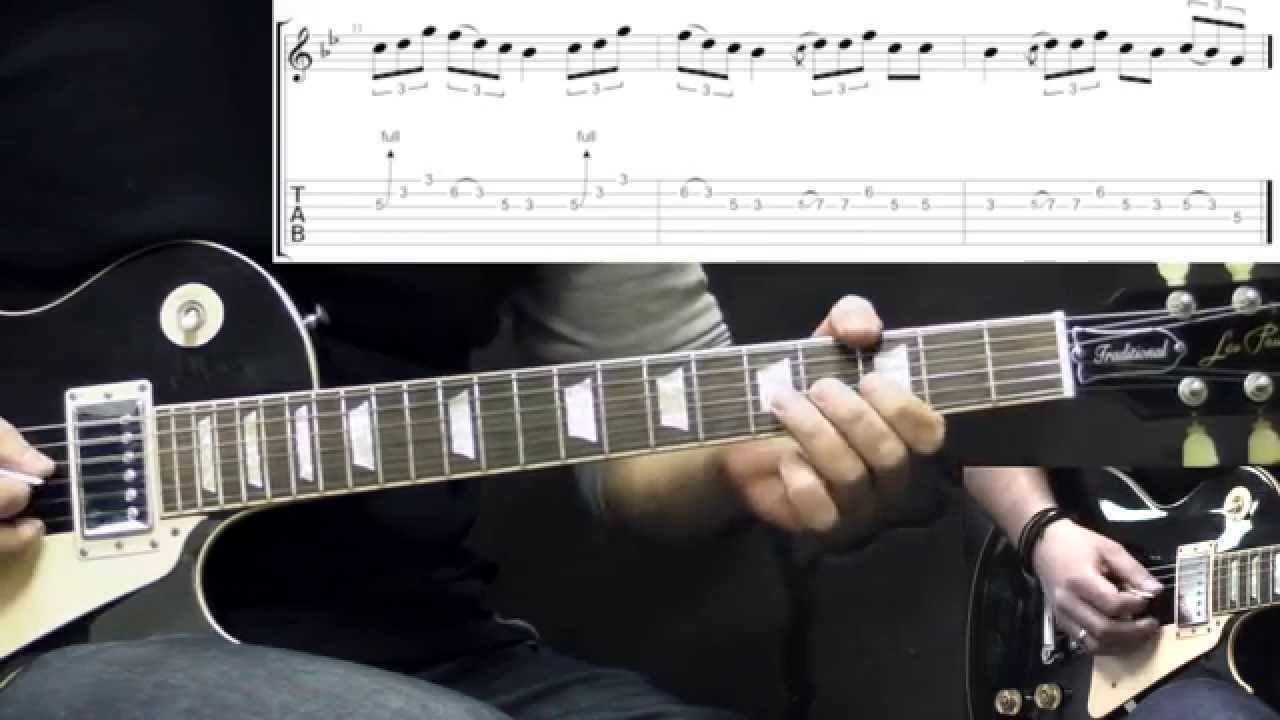 Black Sabbath - Fairies Wear Boots - The Solos - Урок игры на метал-гитаре (с табулатурами)