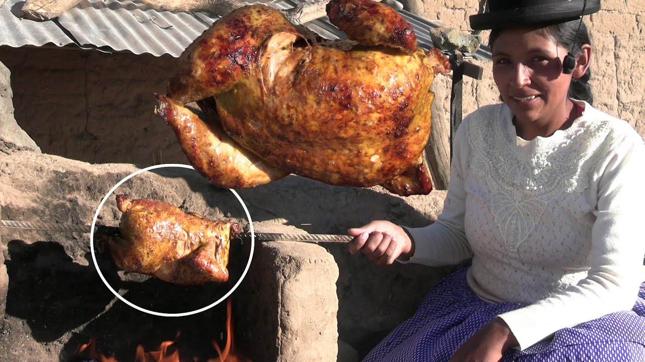 POLLO A La BRASA CASERO FACIL EN CASA AL AIRE LIBRE - CHOLITA JULIA