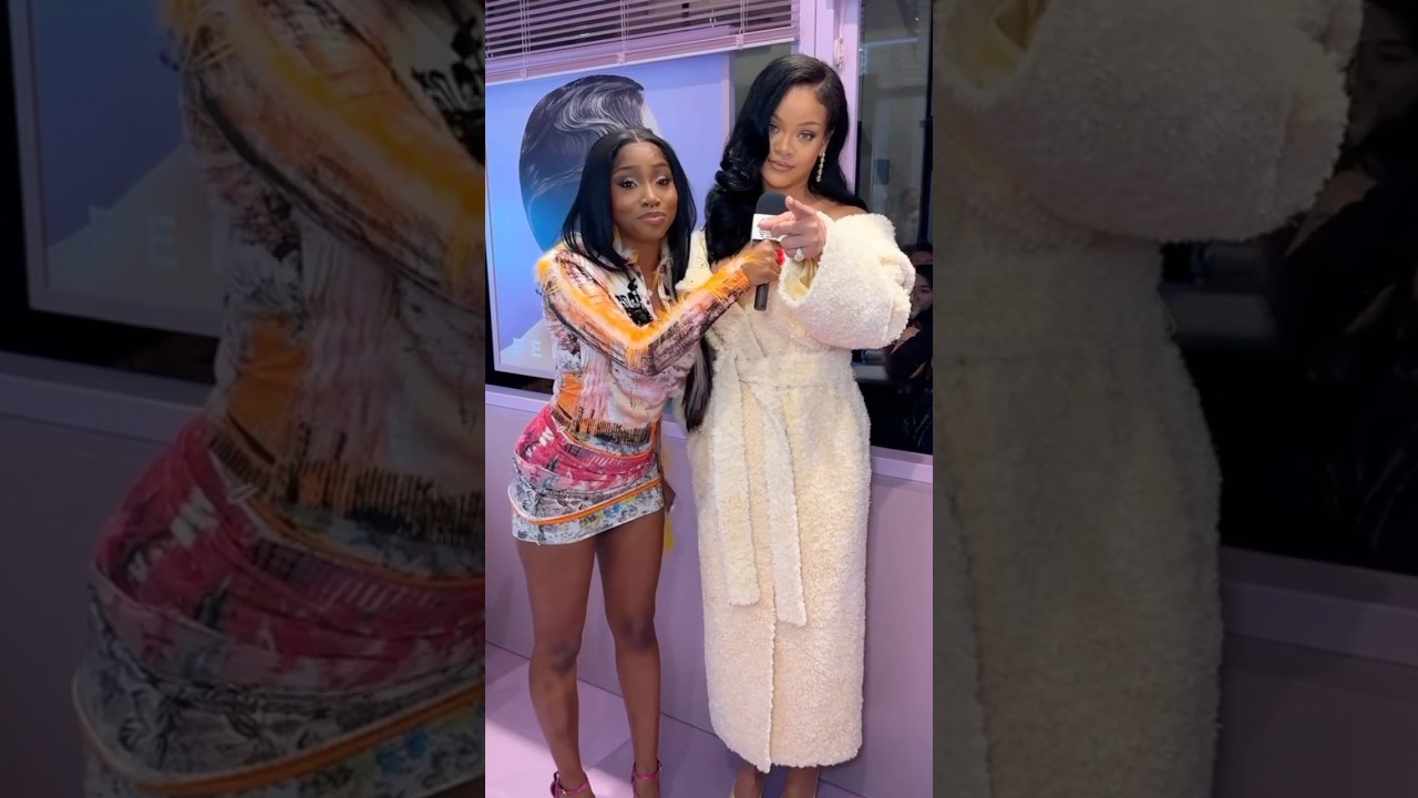 You heard what Rihanna said&hellip; 👀 Indiyah interviewing Riri at her #FentyHair event in London