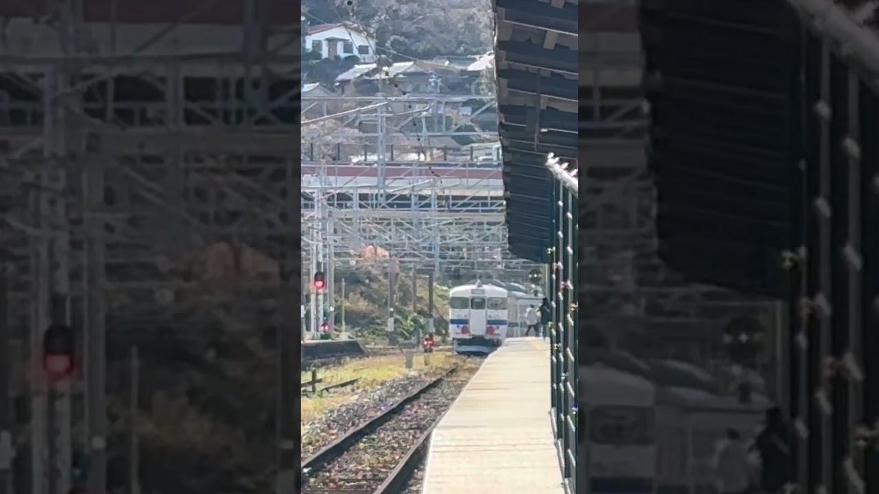 415系100番台白電　Fo119編成　最後の門司港駅入線　最後の警笛