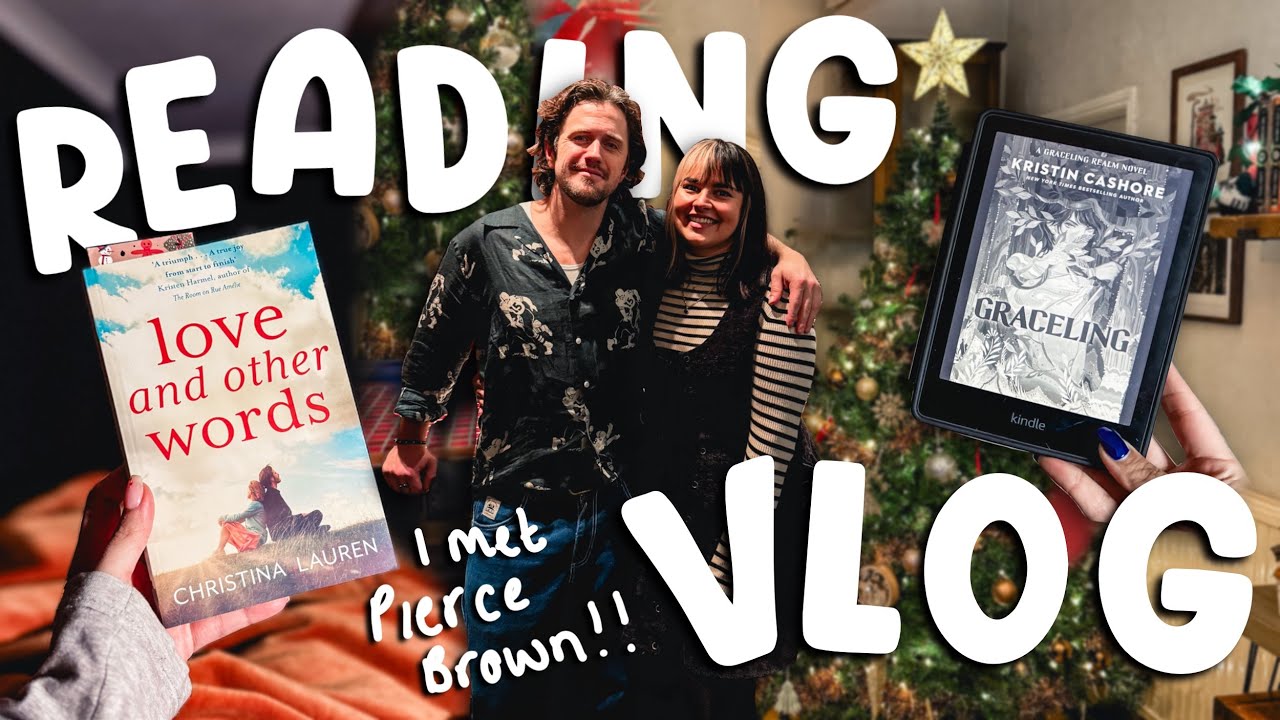 Meeting Pierce Brown, Reading Booktube Favourite & Decorating for Christmas 🎄 READING VLOG #323