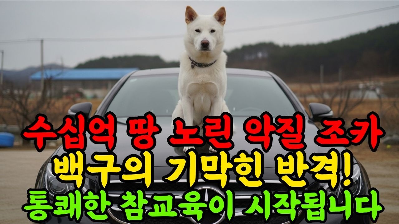 할머니 땅 노린 조카에게 진돗개가 참교육! 통쾌한 복수극