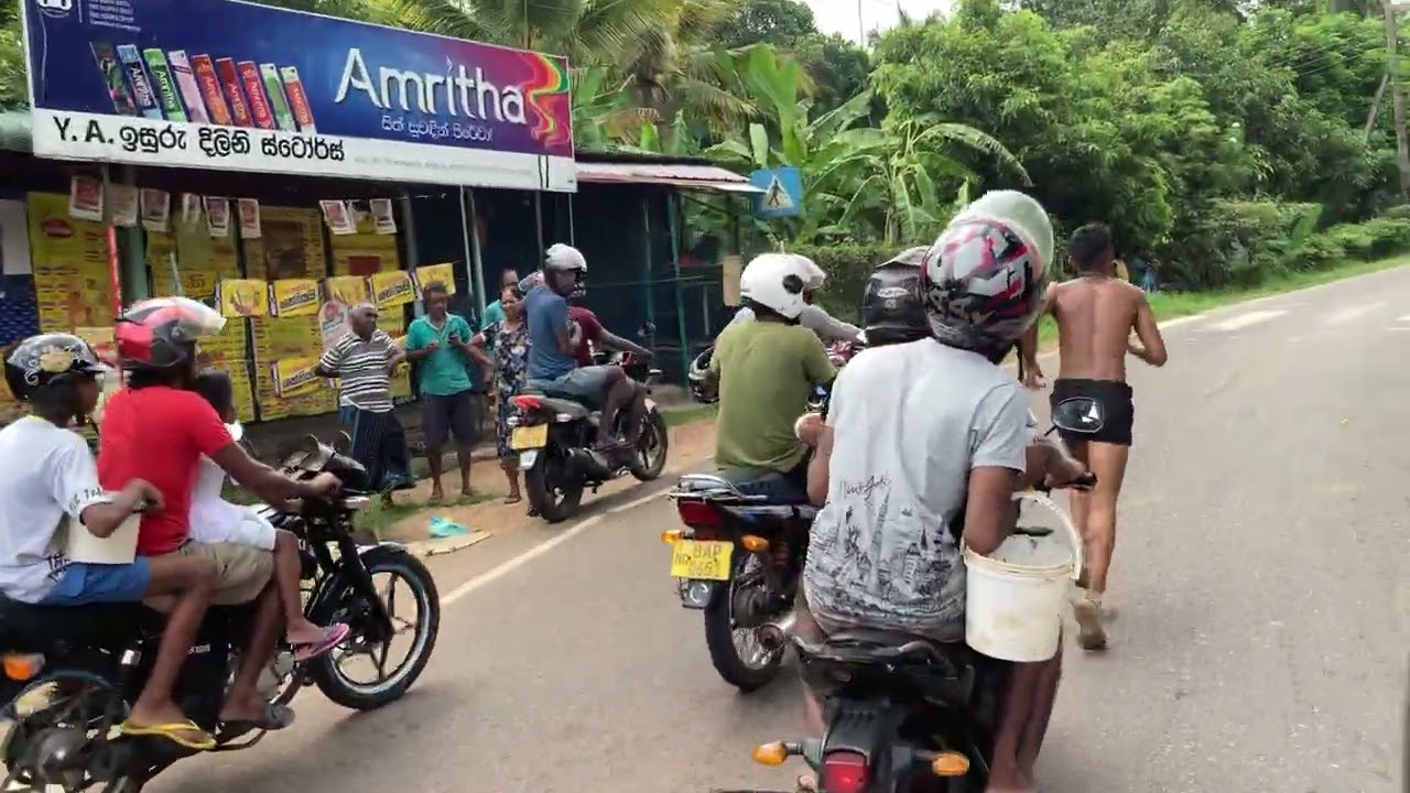 2024 පැලහැල බක්මහ උළෙල || ගම හරහා දිවීම|තරග කරුවන් 40 ක් පමණ තරග වැදි 🏃#aurudu #race