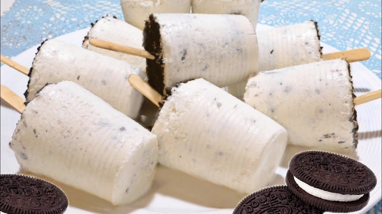 HELADOS DE OREO CREMOSO RICO Y FACIL-HELADOS CASERO DE OREO