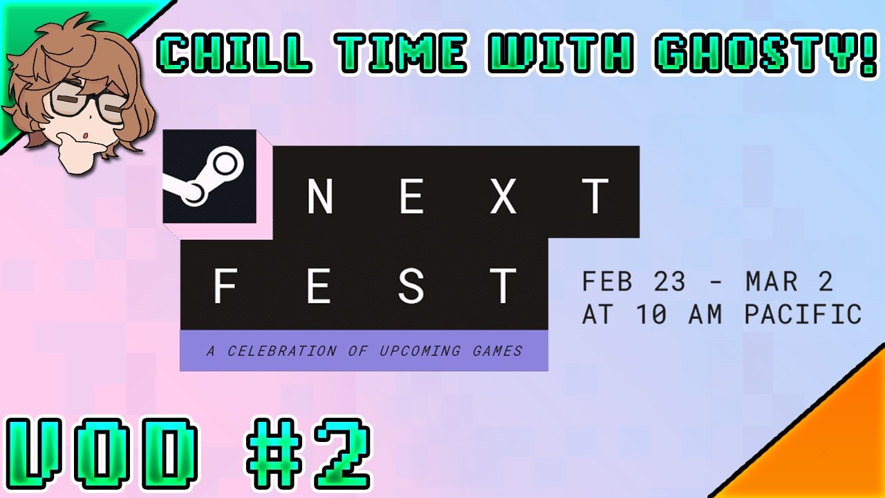 🍀Chill Time With Ghosty: MORK BORG HACK AND SLASH and LOOTBOUND!! Next Fest Demos Day!