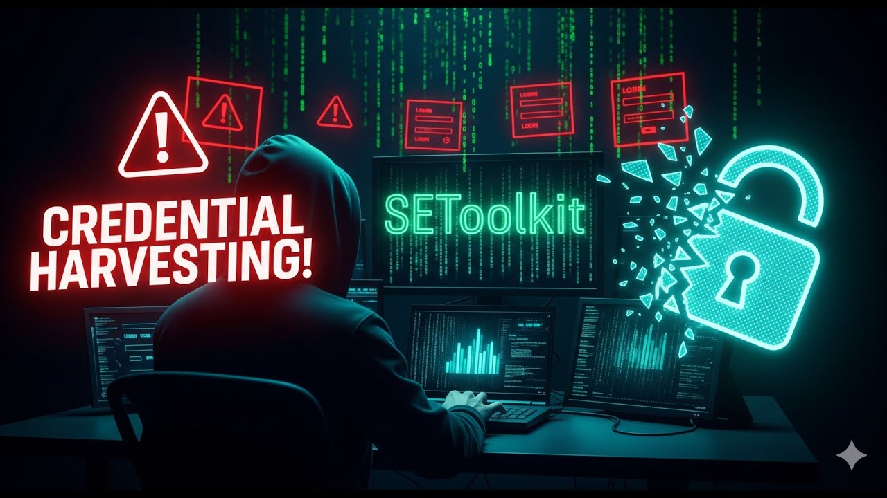 Kali Linux Credential Harvesting with SEToolkit | Social Engineering with SEToolkit