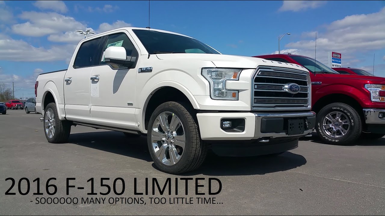 2016 Ford F 150 Limited - Video Tour...Sooo many options!