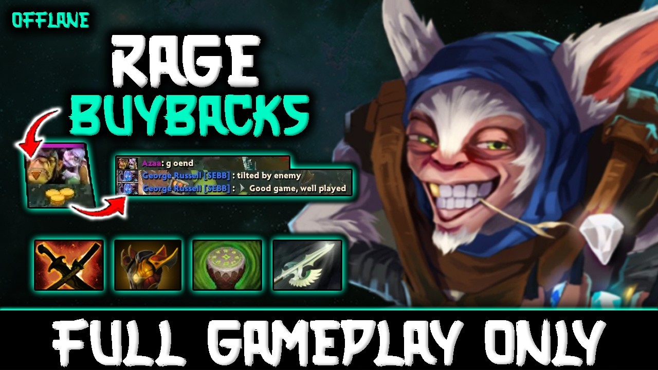 how Meepoku make Alchemist carry RAGE Buybacks🤡- Meepo Gameplay#1054