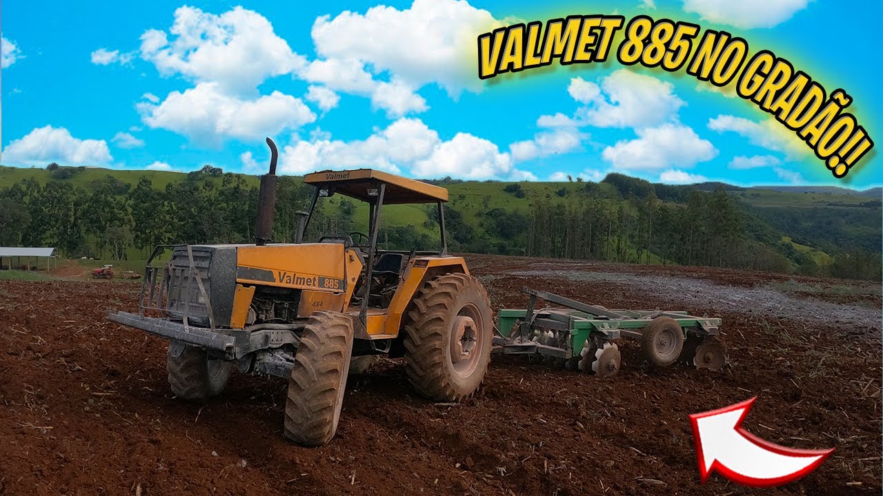 GRADEANDO COM O VALMETÃO 885 4X4 !! MUITA PRESSÃO 🔥🔥