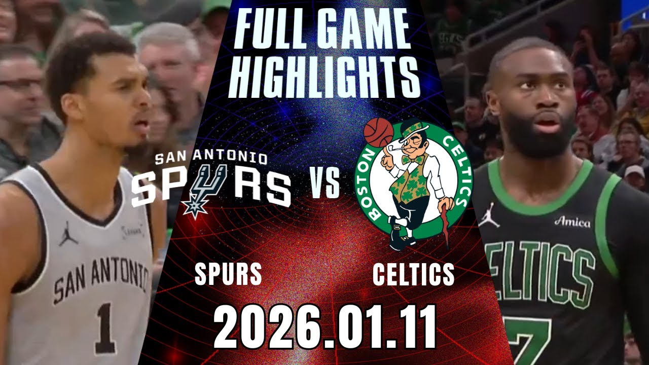 【2025-26 NBA】01/11 #聖安東尼奧馬刺 vs #波士頓塞爾提克 全場賽事精華｜ FULL GAME HIGHLIGHTS｜2025-26 NBA 鎖定緯來！