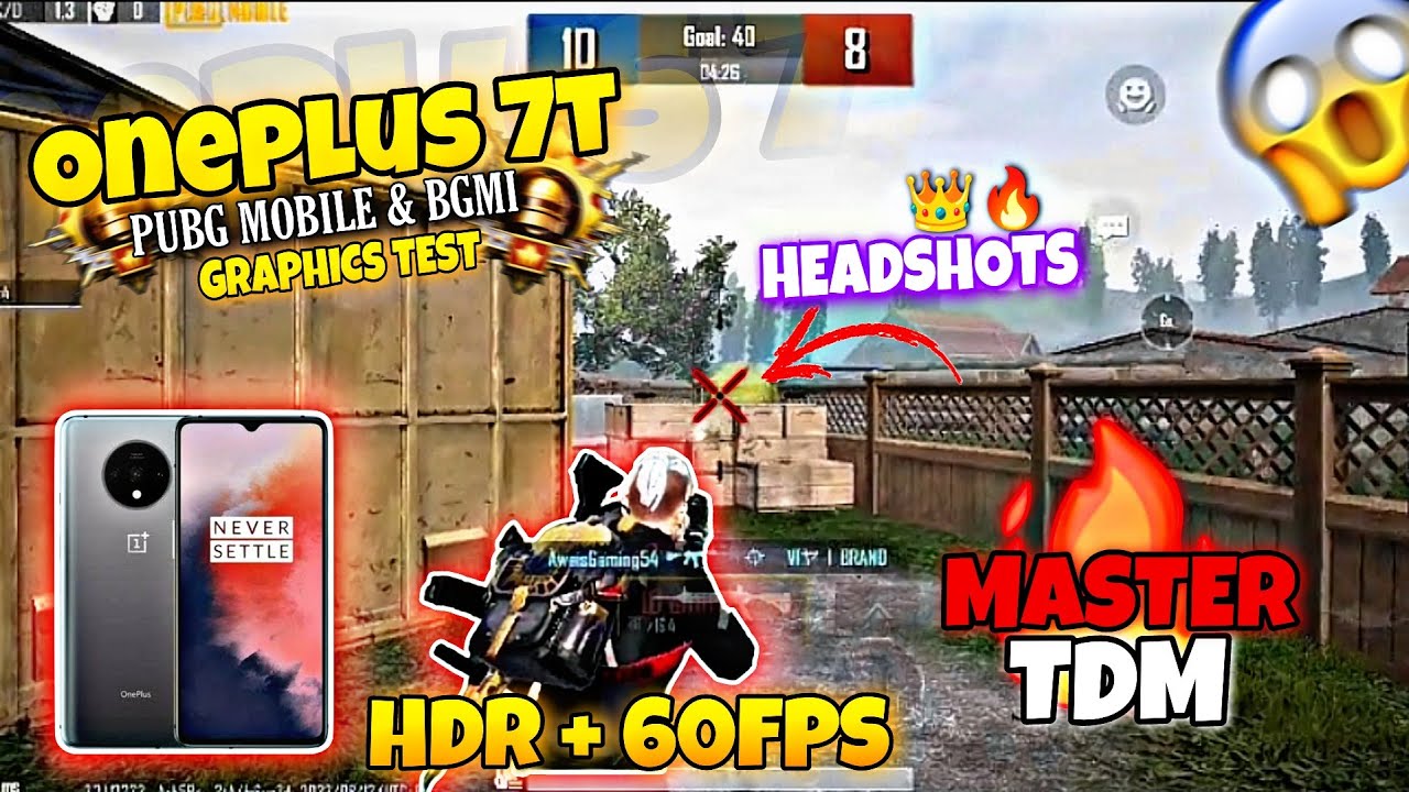OnePlus 7t Pubg Mobile & BGMI Graphics Test | HDR + 60Fps | Awais Gaming 54