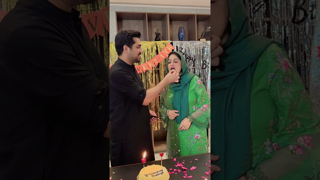 Iqrar ul Hassan & Farah iqrar celebrate 14 Anniversary❤@iqrarulhassansyed298@farahiqrarvlogs
