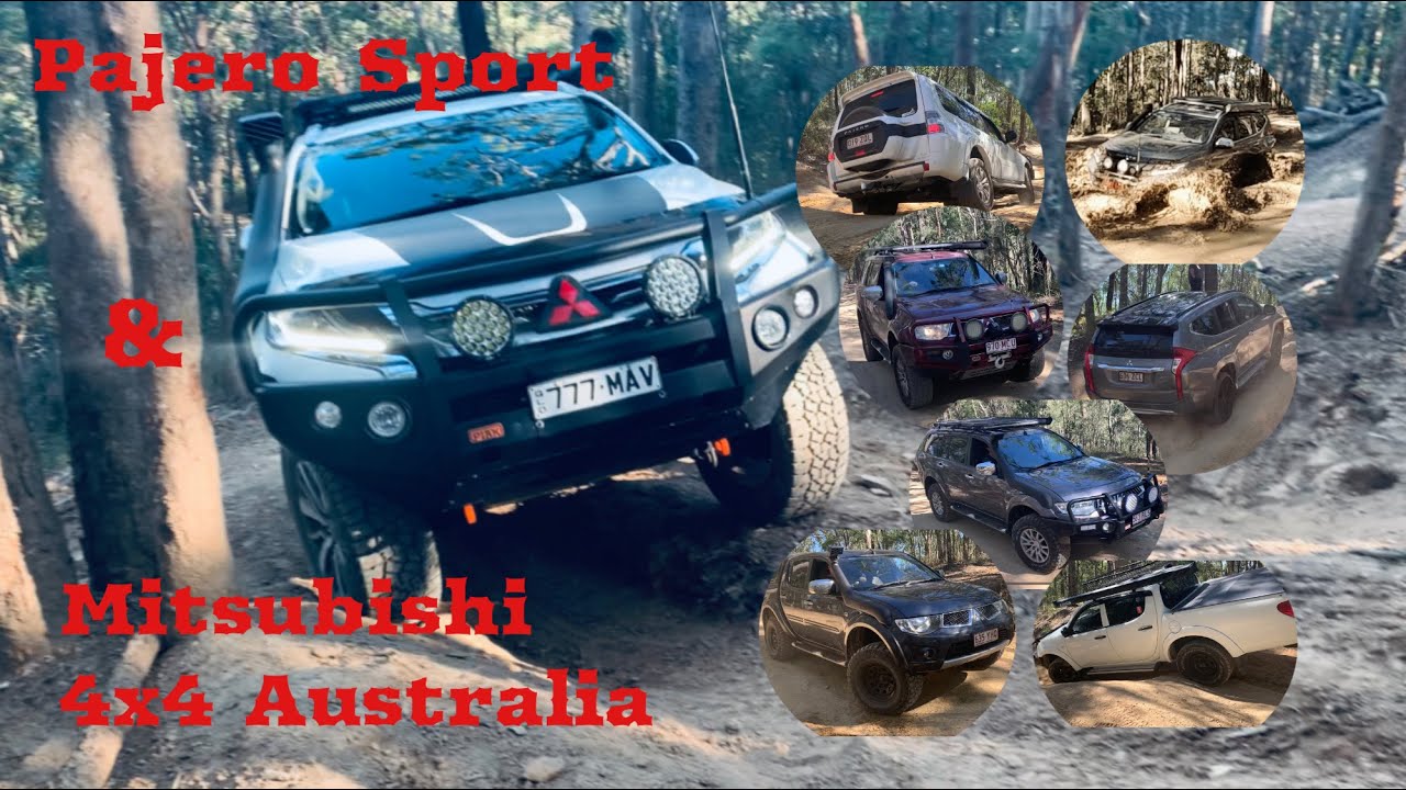 Pajero Sport and Mitsubishi 4x4 Australia at the Ormeau Tracks
