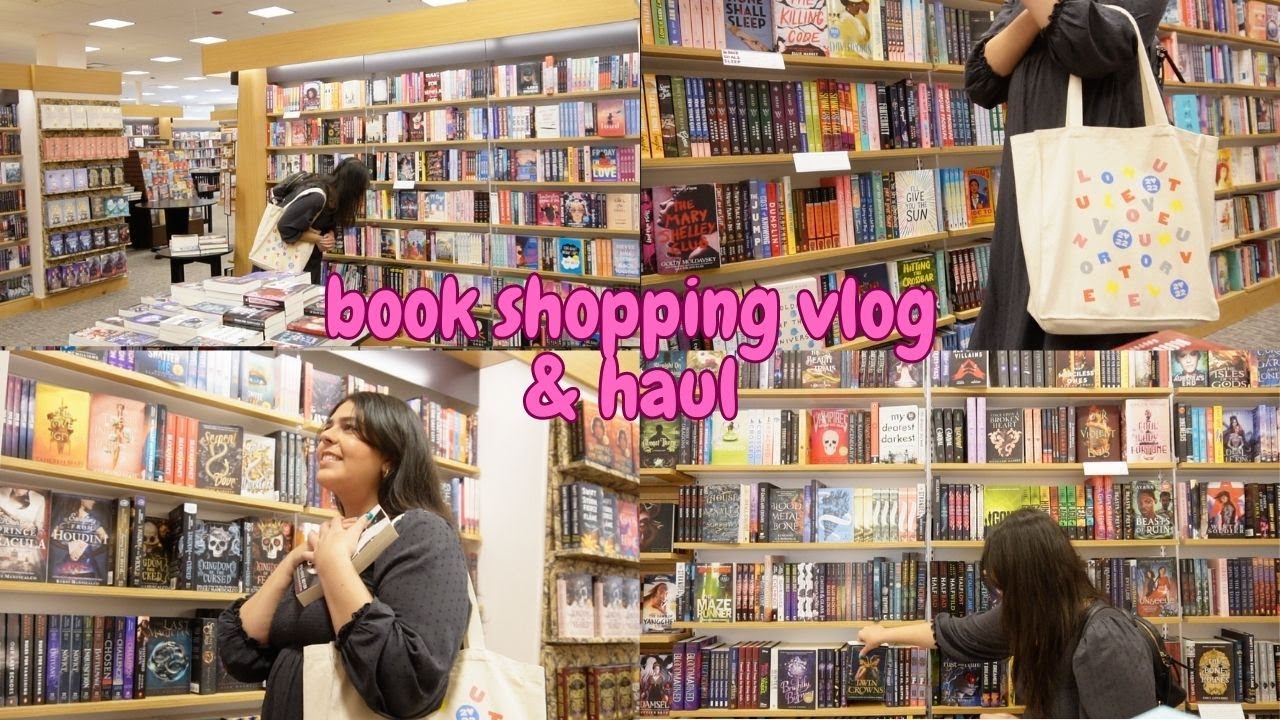 aesthetic bookstore vlog 📚 book shopping at Barnes & Noble + HAUL