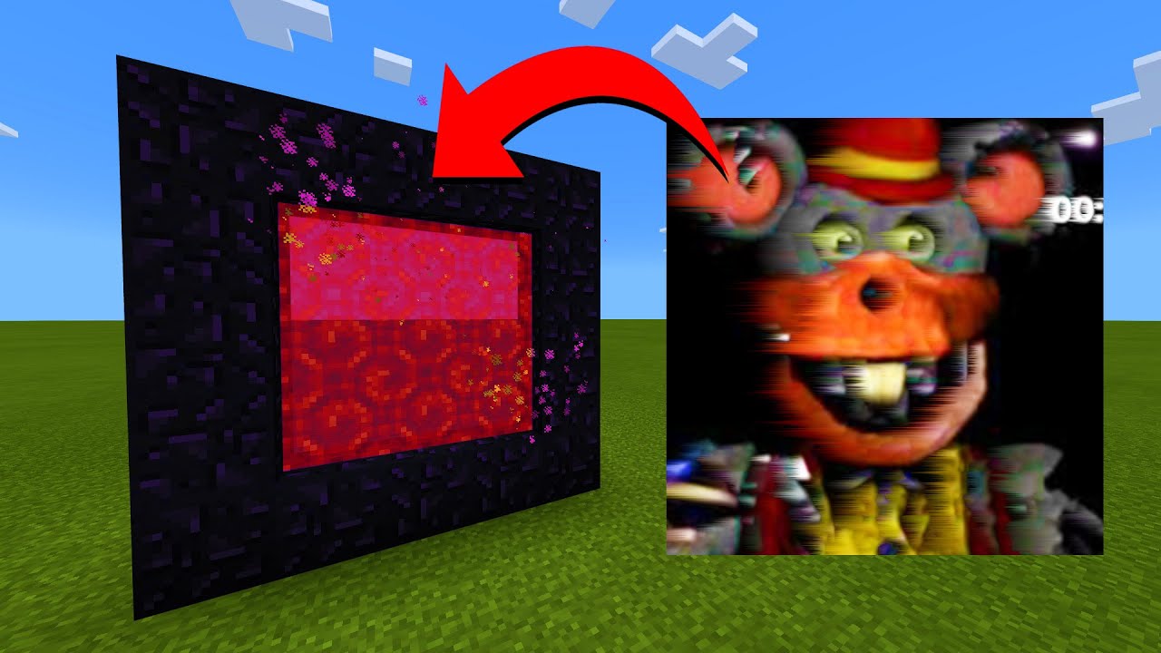 How To Make A Portal To The Chuck E Cheese 3AM Dimension in Minecraft!