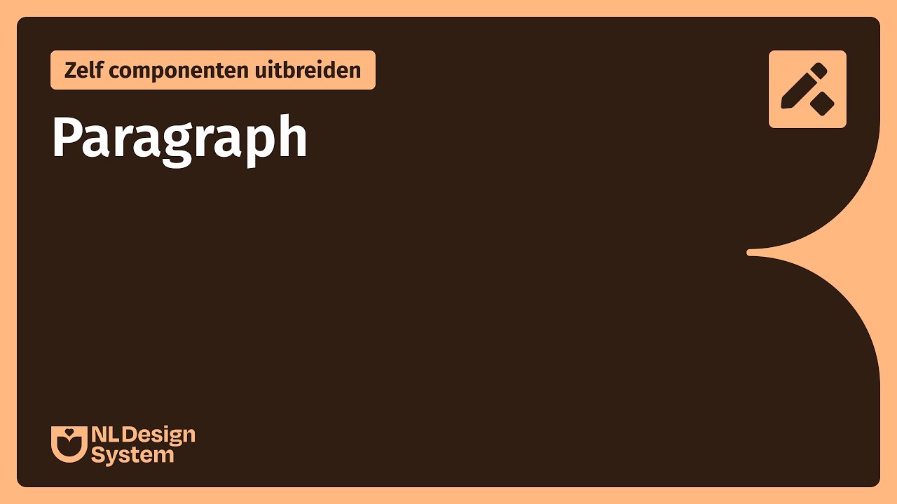 Zelf componenten uitbreiden - Paragraph