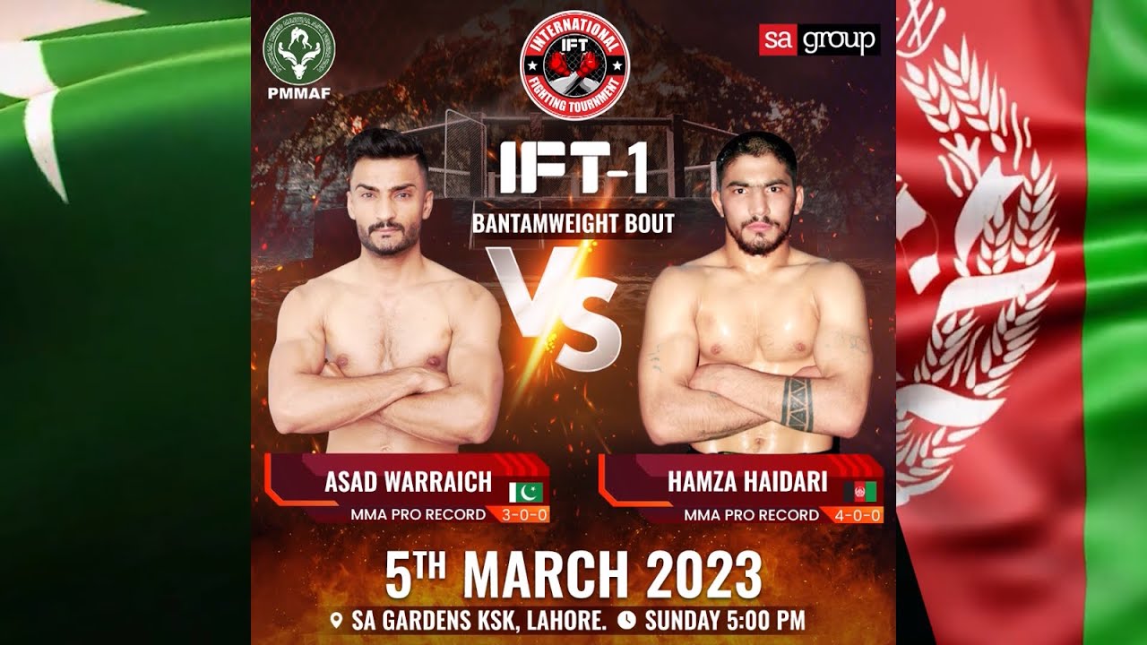 Asad Warraich vs HAMZA HAIDARI - International Fighting Tournament season 1 (pro Fight)