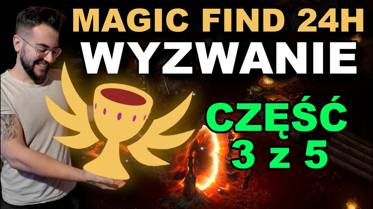 Magic Find CHALLENGE! Co znajdę w 24h od stworzenia postaci? Część 3 z 5 - Diablo 2: Resurrected