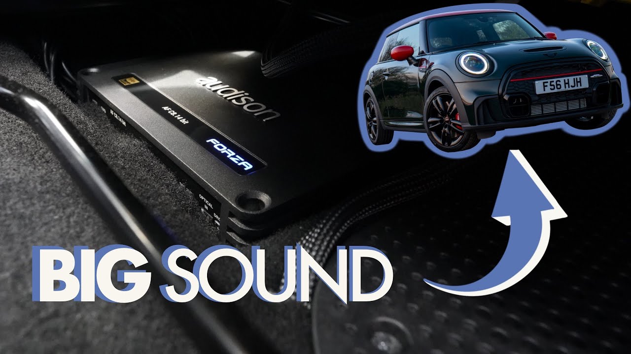 F56 JCW Mini Audison Sound system upgrade! Listen to it!
