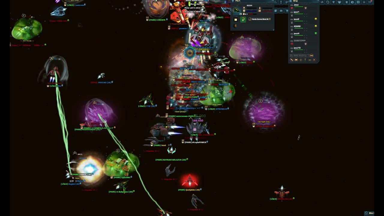 Darkorbit TR1-5 VALE-PARS(20) VS ÖFKE-FARK-KAPR-NEF(25+)
