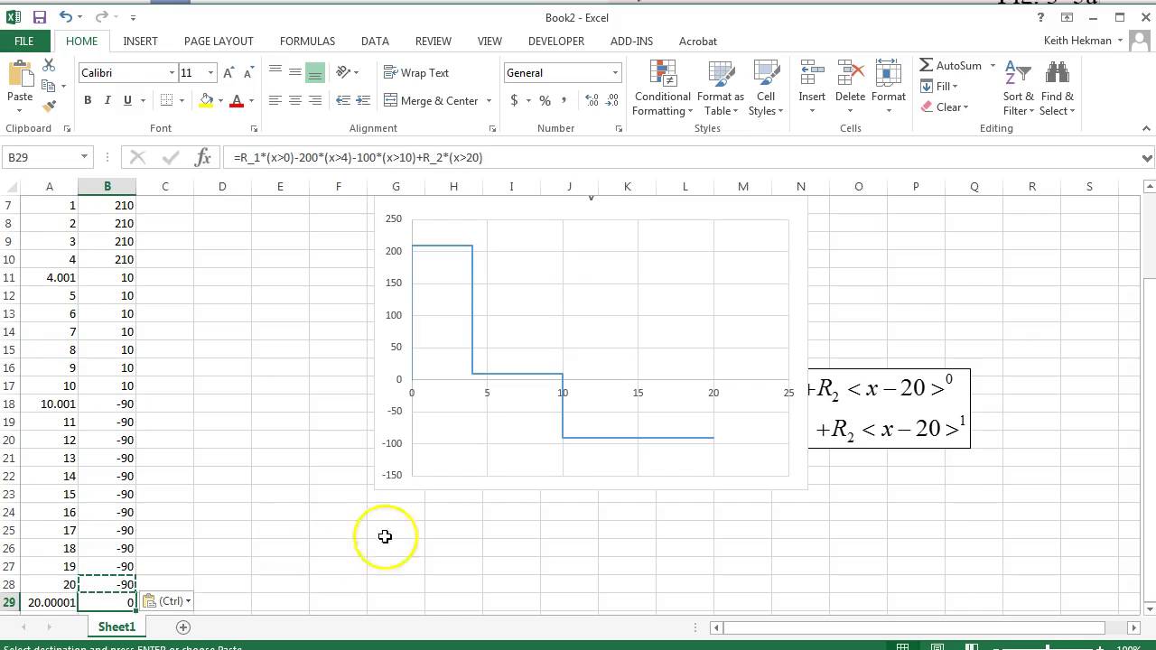 Implimenting Singularity functions in Excel to Plot Shear and Moment Diagrams