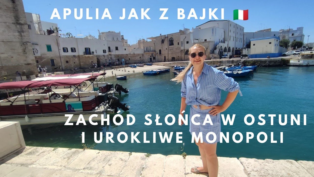 Apulia - zachód słońca w Ostuni i urokliwe Monopoli | Italia jak z bajki 🇮🇹