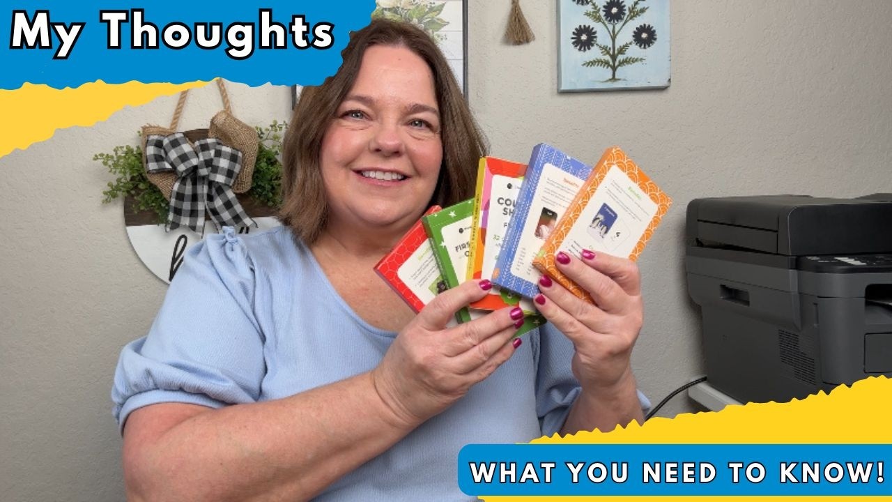 Think Tank Scholar Flash Cards for Preschool – 5-Deck Set, 180 Jumbo Cards | My thoughts