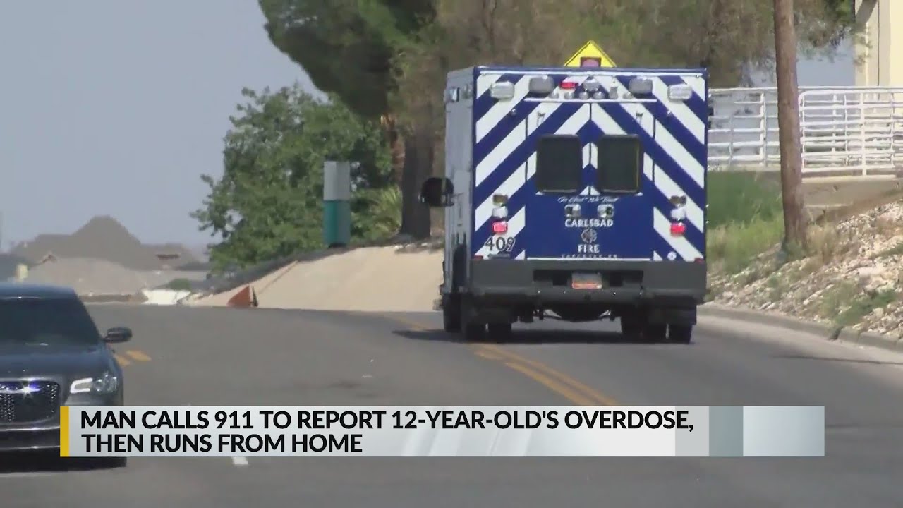 Man calls 911 to report 12-year-old's fentanyl overdose, then runs from home