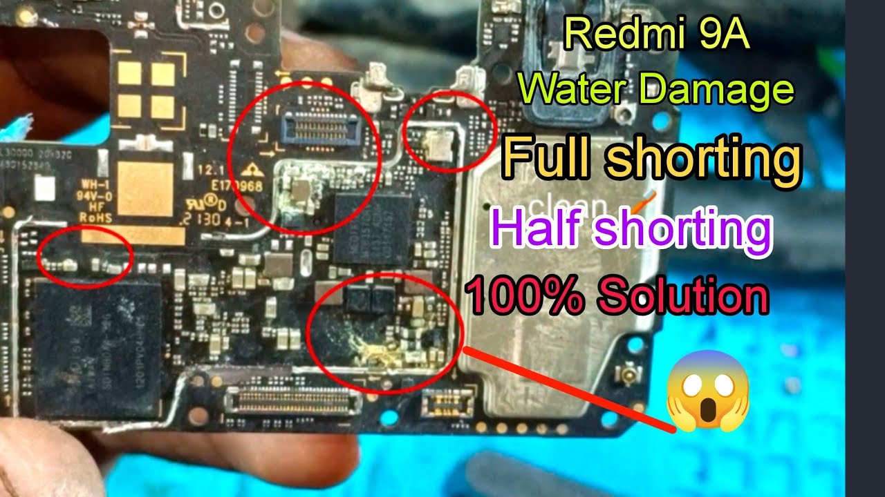 Redmi 9A  dead solution || Redmi 9A water damage | Redmi 9A full short||