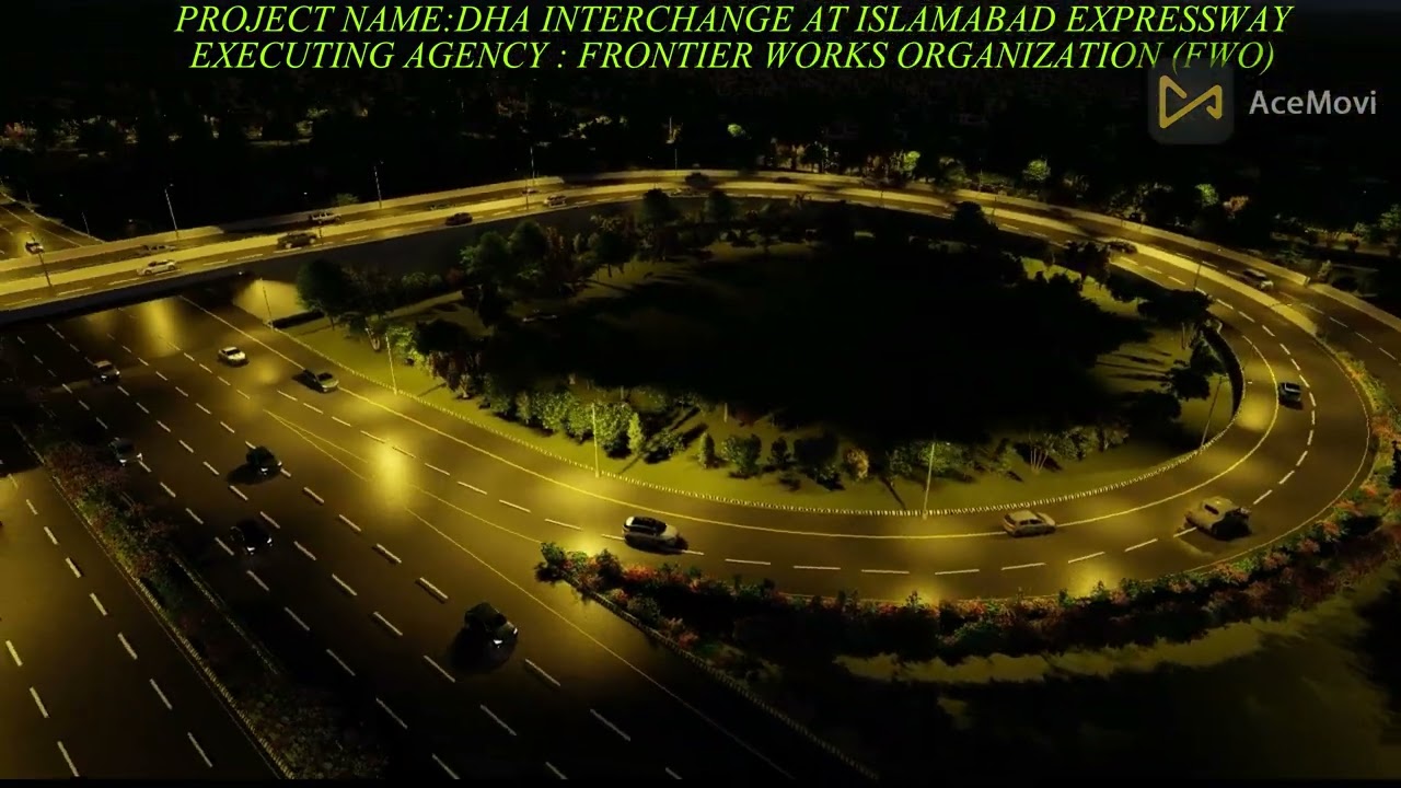 DHA INTERCHANGE AT ISLAMABAD EXPRESSWAY #3D