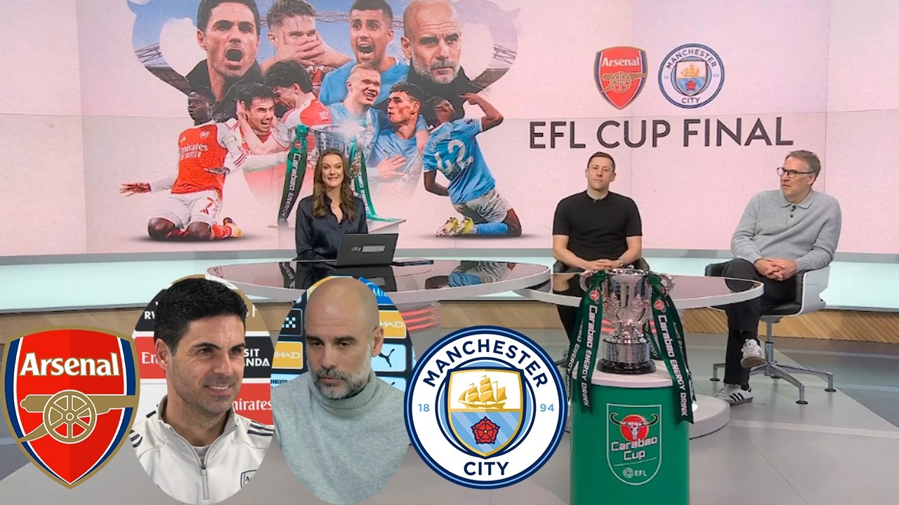 Финал Кубка Карабао между «Арсеналом» и «Манчестер Сити»🏆 Микель Артета и Пеп Гвардиола сразятся🔥...
