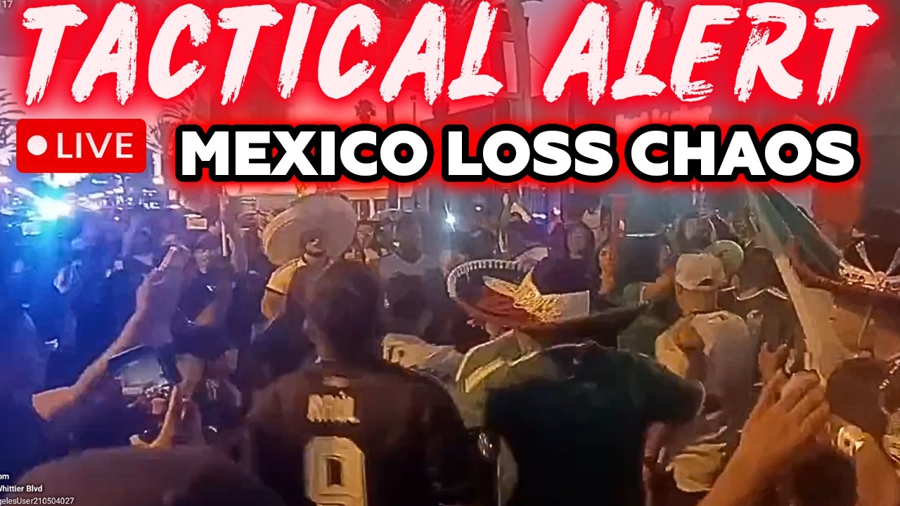 🔴 BREAKING: SHOTS FIRED! LAPD Declares Unlawful Assembly in LA After Mexico Loses 2-3 to England