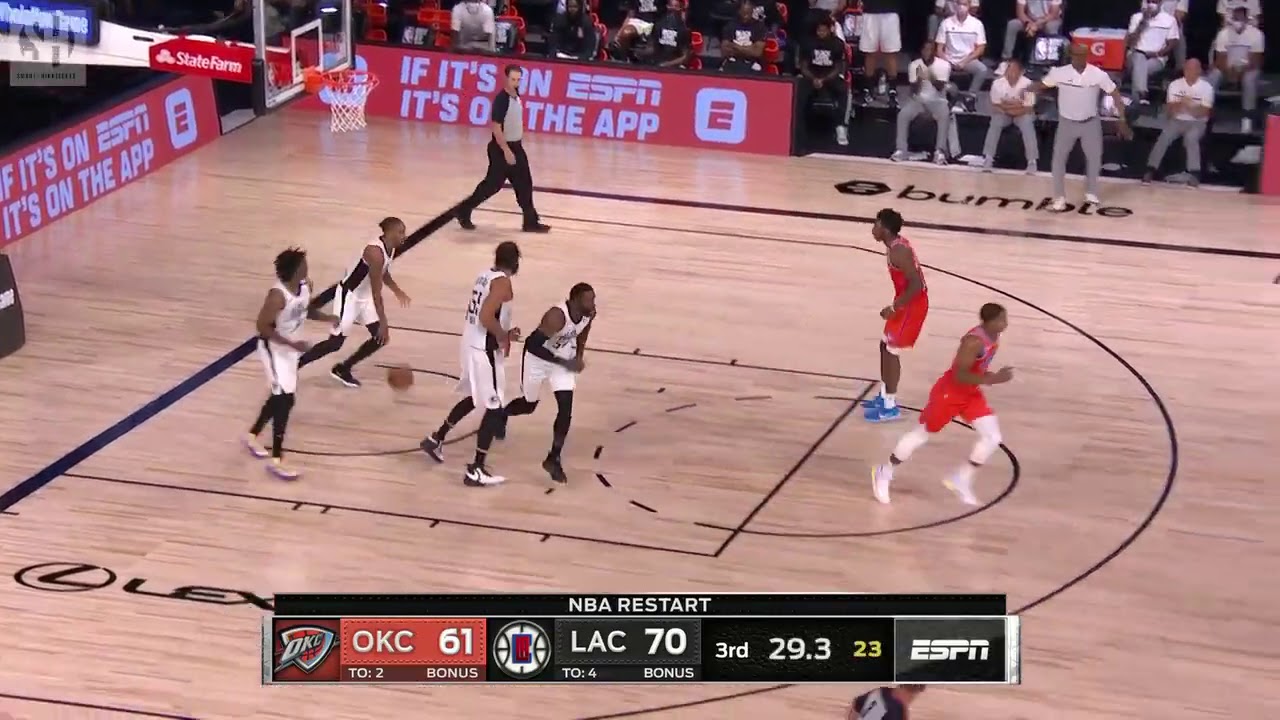 Devon Hall Full Play vs Los Angeles Clippers | 08/14/20 | Smart Highlights