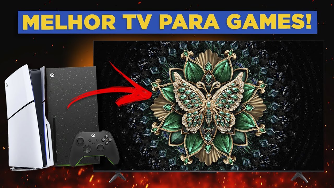 TESTEI A MELHOR Smart TV com 144hz BARATA para ligar SEU PLAYSTATION 5! (TCL C6k+PS5)
